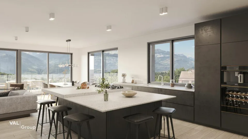 Duplex von Ausnahme auf der rechten Uferseite