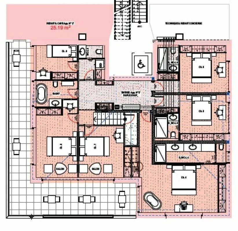 Duplex eccezionale sulla riva destra