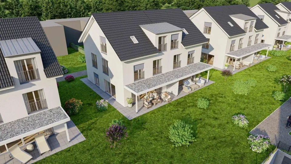Nouvelle construction de maison mitoyenne 6.5 pièces avec jardin à Saland
