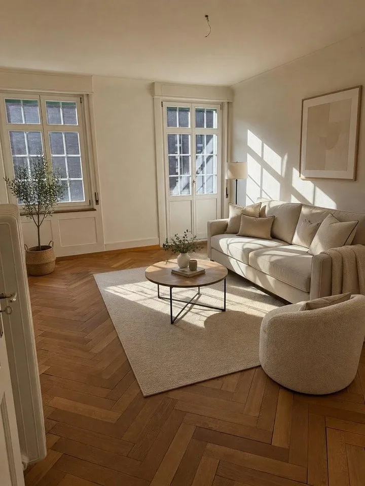 Charmante 3.5-Zimmer-Altbauwohnung mit Balkon in Biel