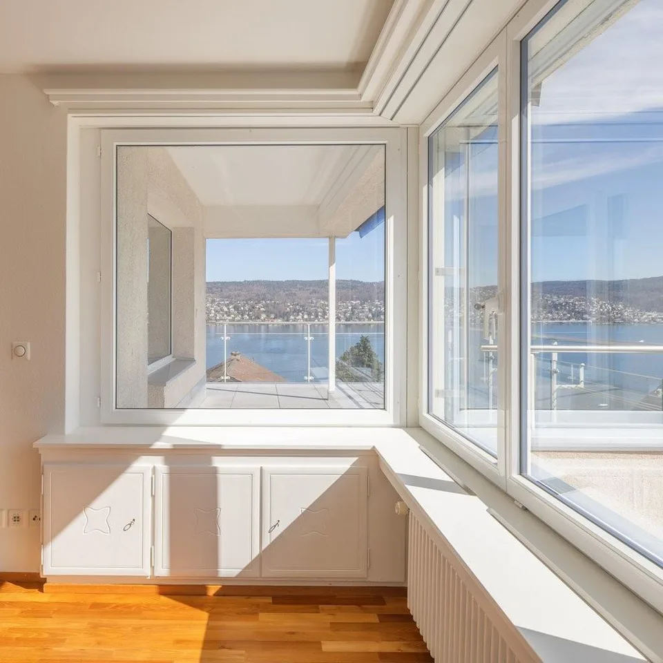 Habiter avec panorama du lac de Zurich - Maison unifamiliale rénovée à Kilchberg