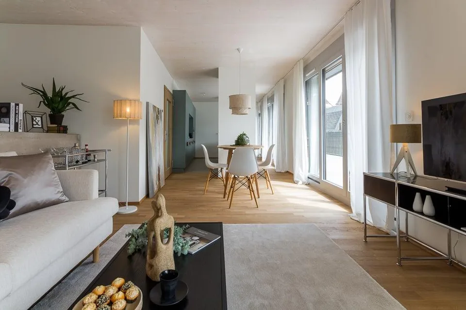 Exclusive attic living – an impressive rooftop terrace above the city roofs
