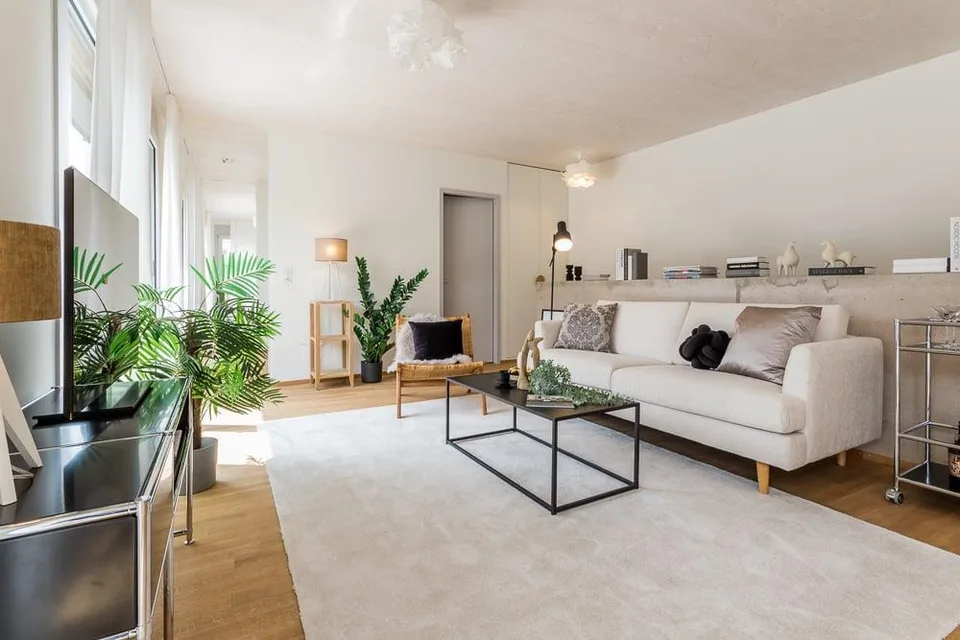 Exclusive attic living – an impressive rooftop terrace above the city roofs