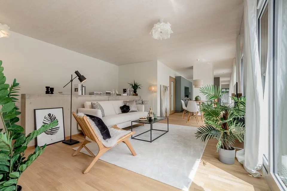 Exclusive attic living – an impressive rooftop terrace above the city roofs