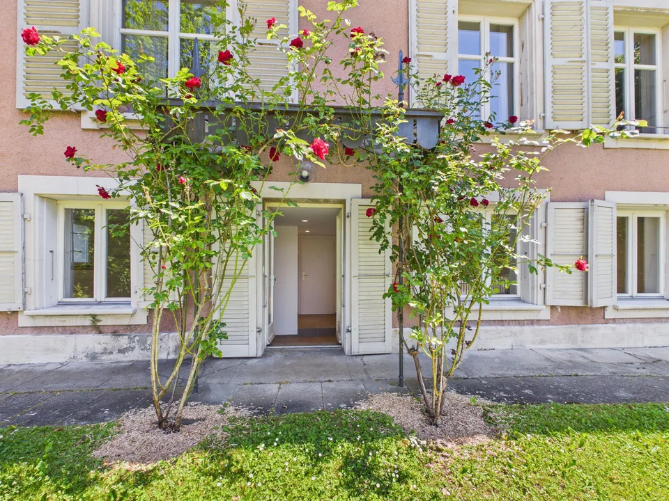 Freshly renovated 2.5-room apartment with garden idyll in Obstberg