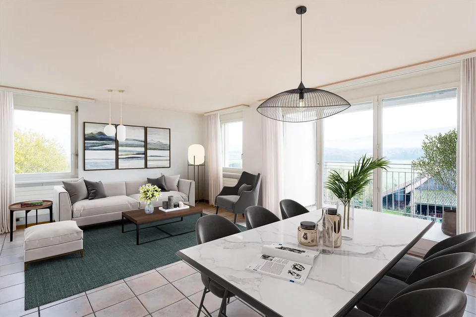 Spezialangebot - Helles 4-Zimmer-Duplex mit Balkon