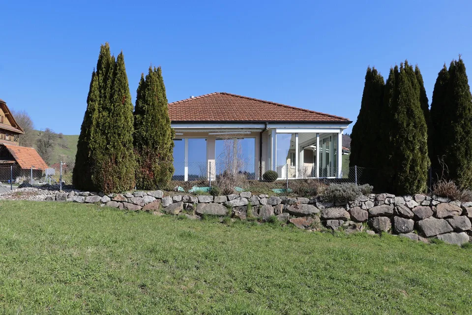 Einfamilienhaus in ruhiger Lage mit Blick ins Grüne