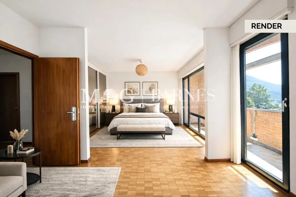 Lugano: Villa vista lago con giardino privato – Foto 17 von 23