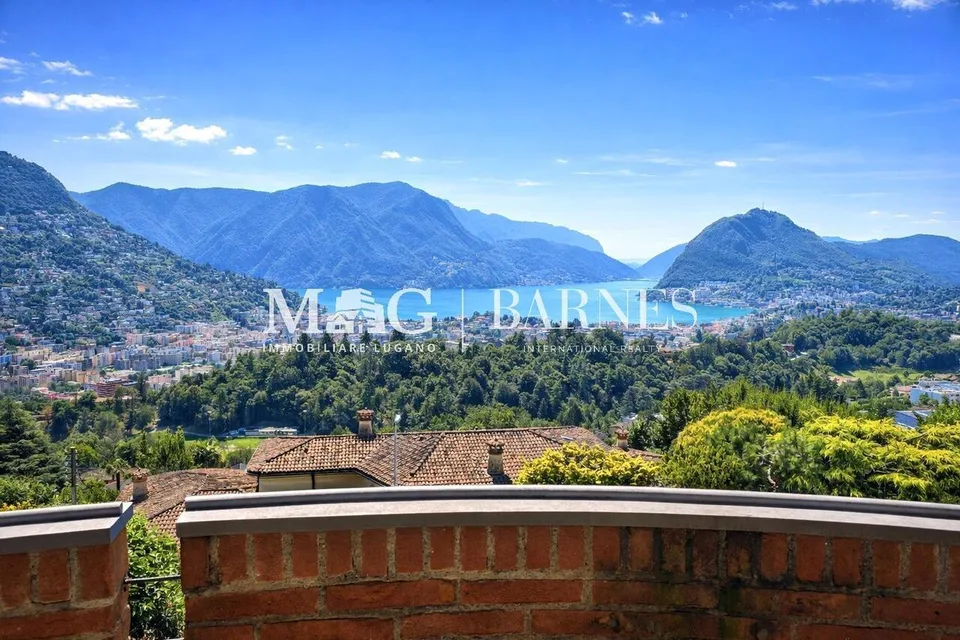 Lugano: Villa vista lago con giardino privato – Foto 19 von 23