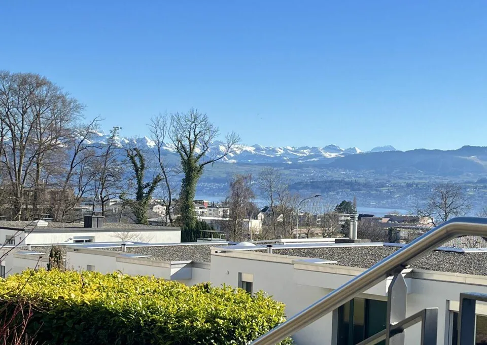 4.5-Zimmer-Terrassenwohnung mit herrlichen Aussenflächen und traumh...