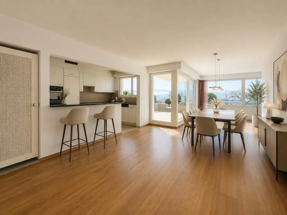 Appartement terrasse 4,5 pièces avec de beaux espaces extérieurs et une vue imprenable !