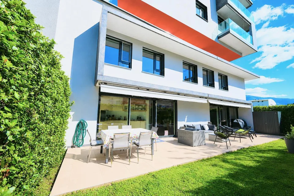 Duplex moderno di 3,5 locali con stato di residenza secondaria e giardino privato