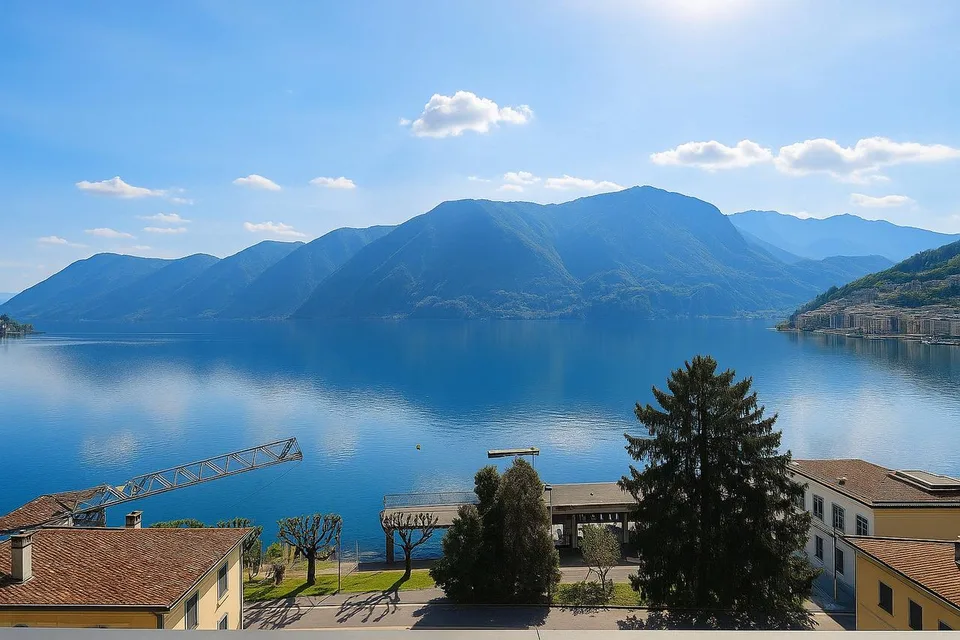 Lugano: Attico in Villa d’Epoca con vista lago e terrazza panoramica