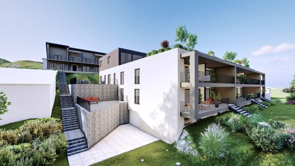 8 A - 4.5 con giardino e piscina condominiale - Residenza Lumino Locarno Monti