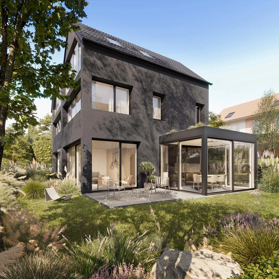 *** RISERVATO *** Progetto di costruzione nuova: Casa unifamiliare moderna di 6,5 locali (Casa A)