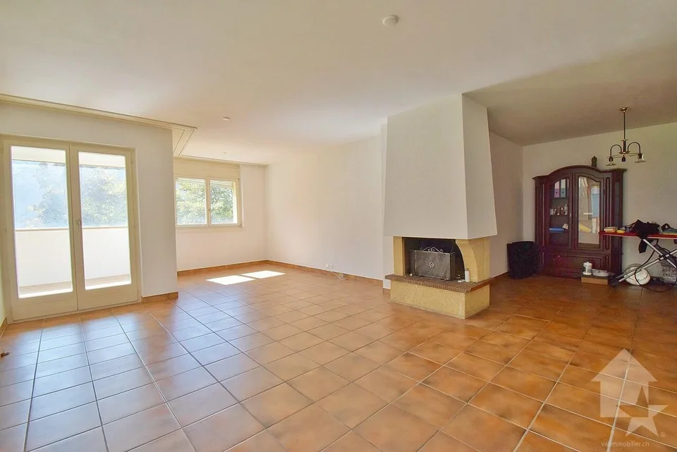 In the center of Sion 4.5 rooms with a parking space included