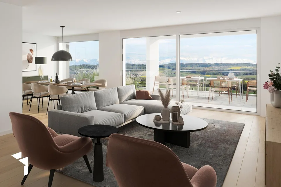 Fehr Immobilien - Moderne 4.5-Zimmer-Terrassenhäuser mit Panorama