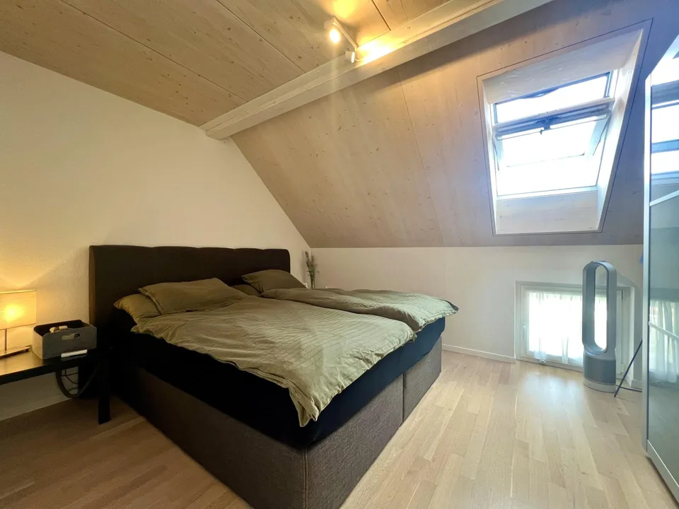 High-quality and modern with a view of the green