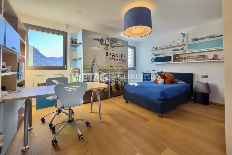 Lugano: moderne Villa mit Seeblick zu verkaufen – Foto 7 von 12