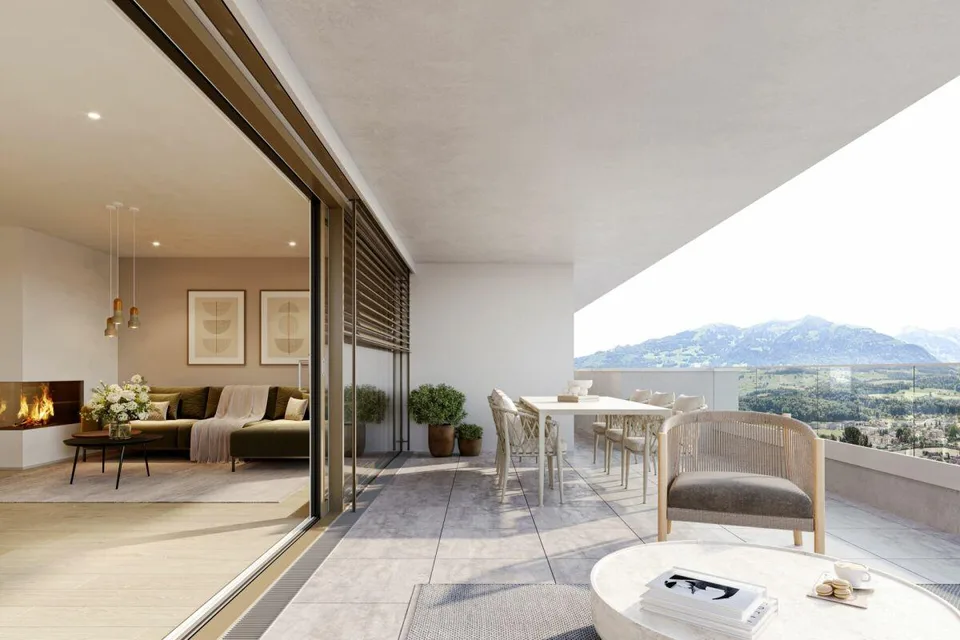 Neubau Terrassenwohnungen mit See- und Bergsicht