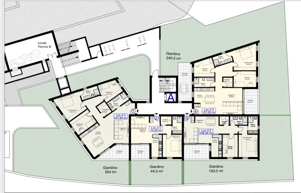 Wohnung 4,5 Zimmer hochwertig mit Garten – Foto 10 von 12