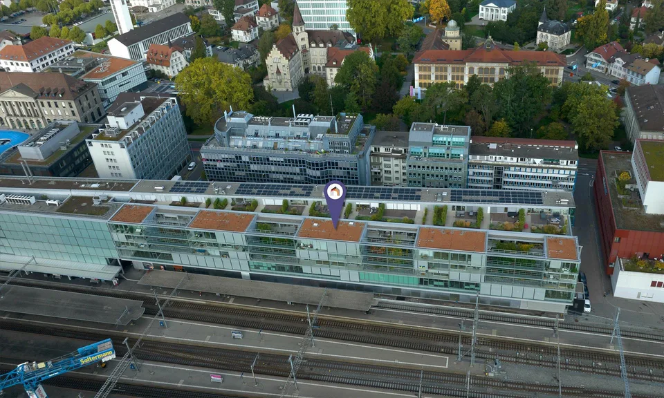 Au-dessus des toits d'Aarau