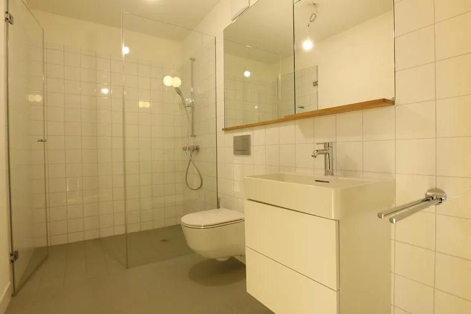 Ampio appartamento moderno con posto giardino e torre di lavanderia privata