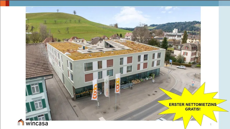 Modernes Wohnen, Loggia und Sitzplatz