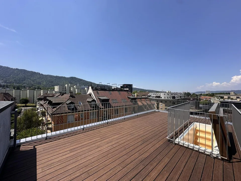 Hallo Kreis 3, hallo exklusive Dachterrasse