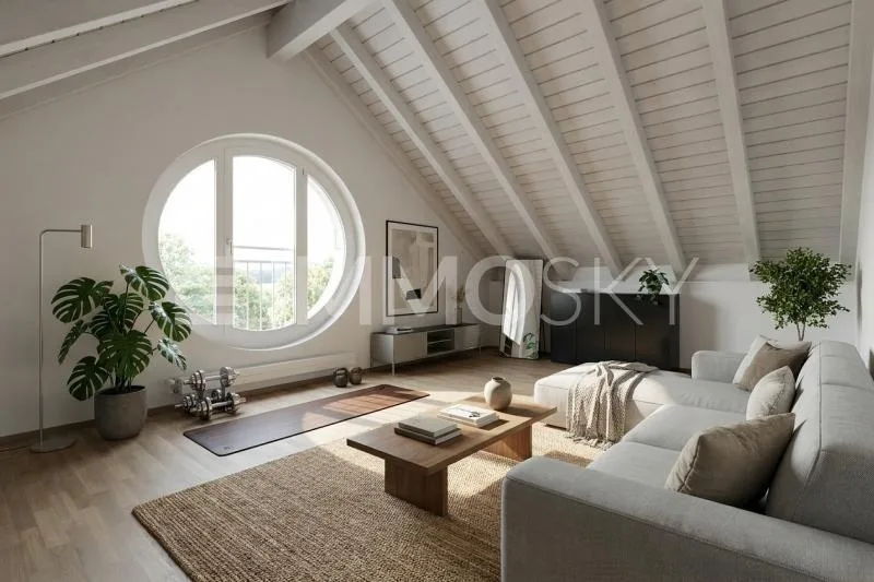 Exclusive living above the rooftops with gallery and far-reaching views