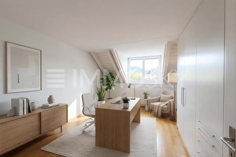 Exclusive living above the rooftops with gallery and far-reaching views