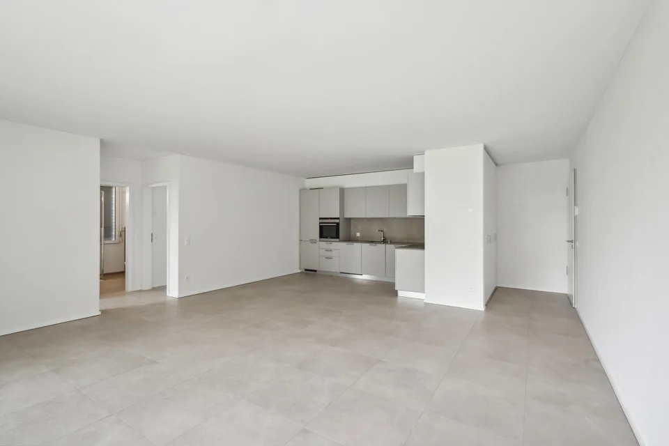Modernes und neuwertiges Apartment mit Garten