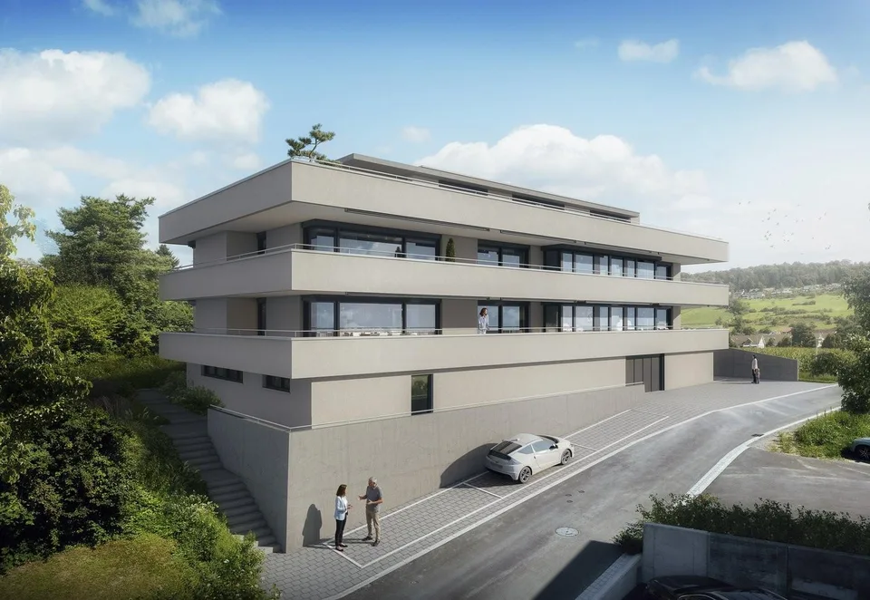 Appartement neuf de 2,5 pièces attractif avec balcon