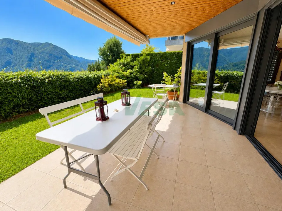 Bel appartamento 6,5 locali con giardino in tranquilla zona collinare