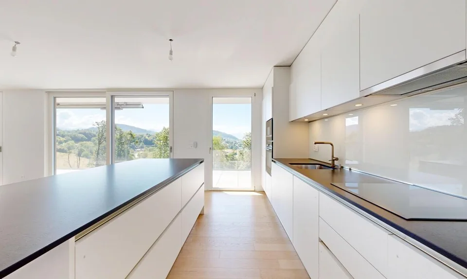Appartement d'exception avec vue panoramique sur le lac et les Alpes