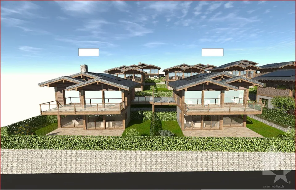 Under construction, traditional chalet, quiet neighborhood, panoramic view