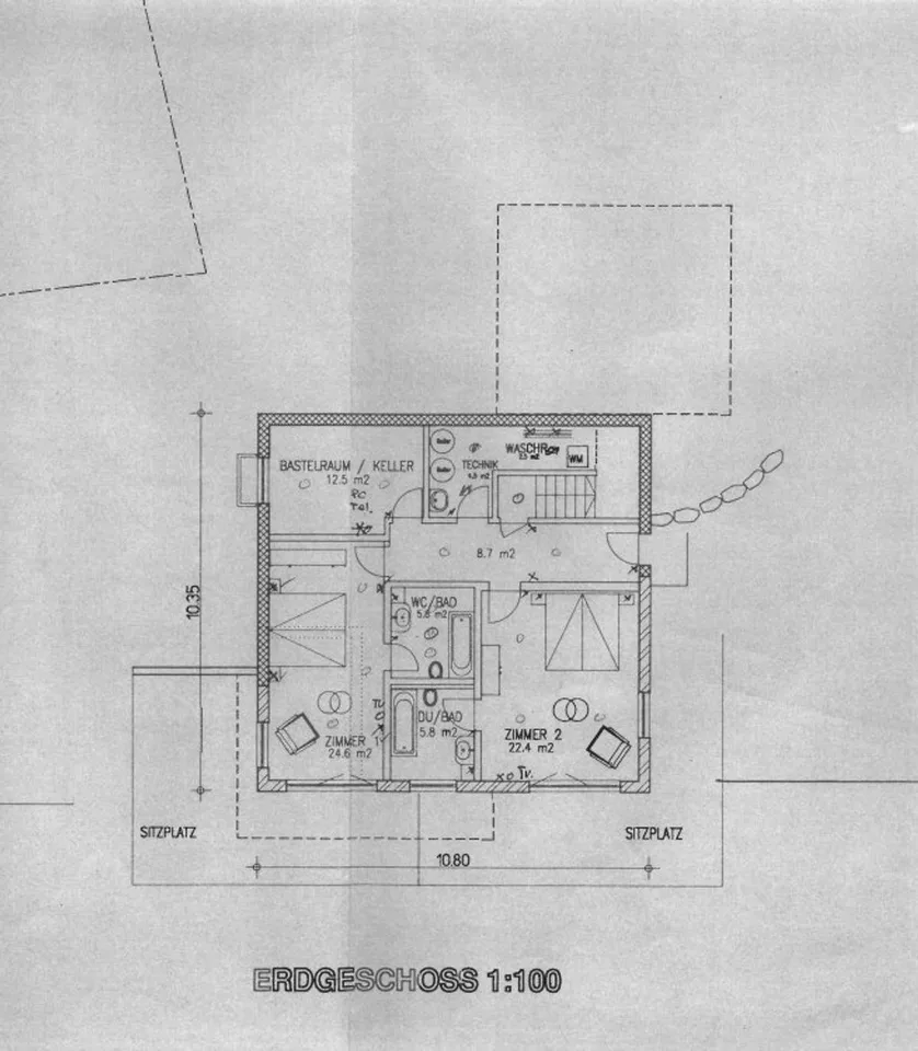 7.5 Zimmer Einfamilienhaus in Obersaxen Meierhof – Foto 12 von 13