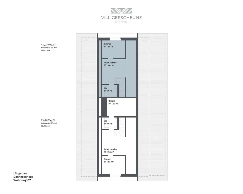 "Villigerscheune" appartement-maisonnette en attique de 4,5 pièces – photo 9 sur 10
