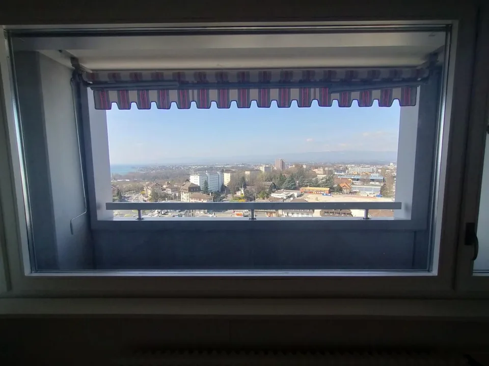 Im Zentrum von Malley prächtiges renoviertes Apartment mit Balkon und Aussicht