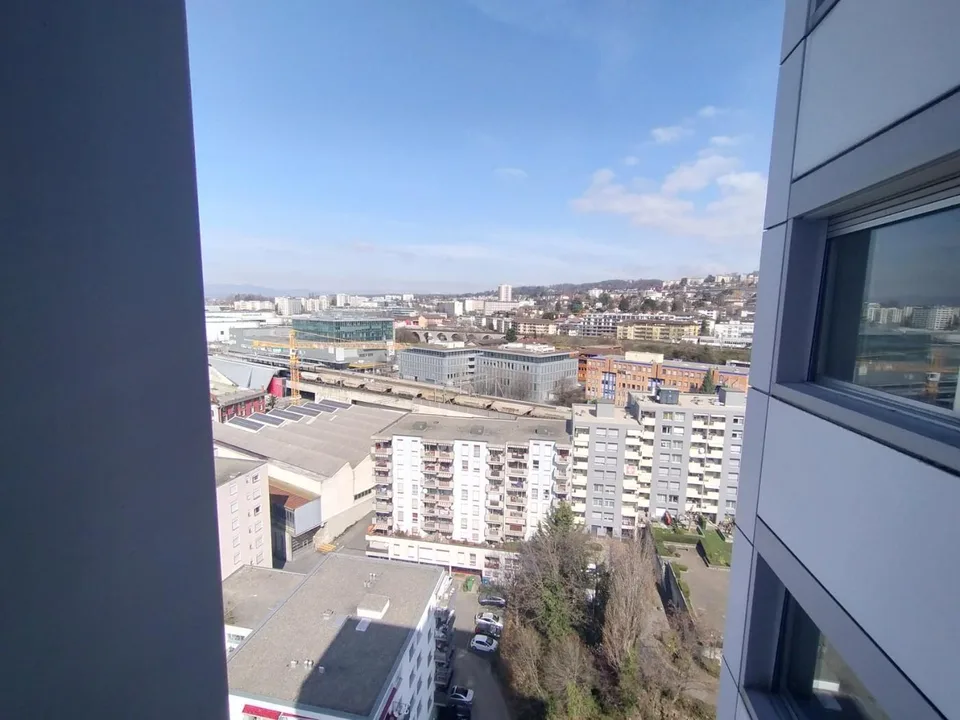 Im Zentrum von Malley prächtiges renoviertes Apartment mit Balkon und Aussicht
