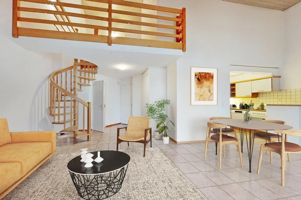 Magnifique duplex dans le bourg d'Echallens !