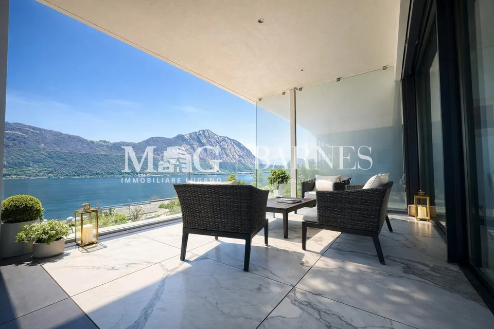 Bissone: Appartamento 3.5 locali con vista lago e terrazzo – Foto 15 von 15