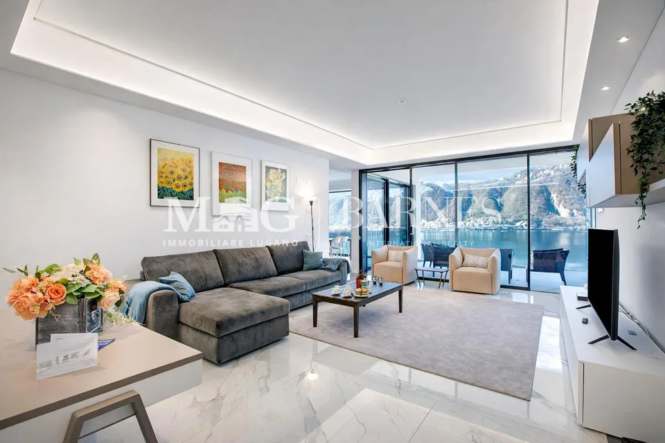 Bissone: Appartamento 3.5 locali con vista lago e terrazzo – Foto 7 von 15