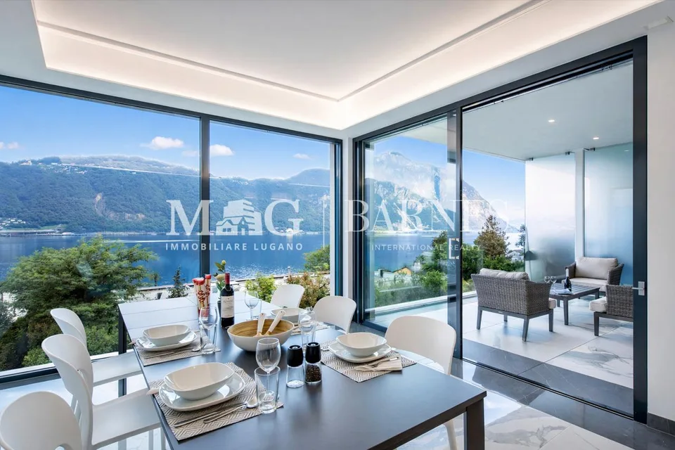 Bissone: Appartamento 3.5 locali con vista lago e terrazzo