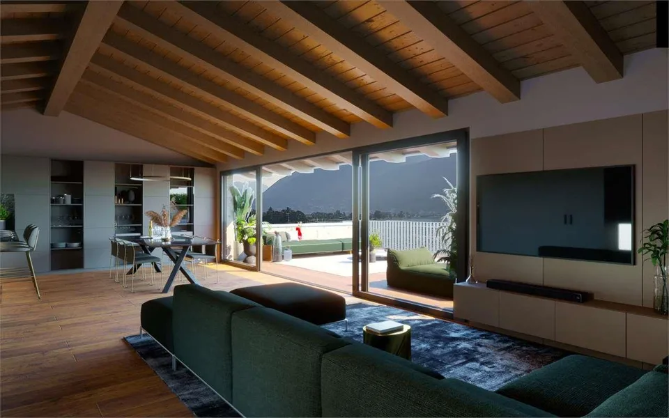 Esclusiva Residenza Fronte Lago con Terrazza Panoramica e Vista Mozzaf