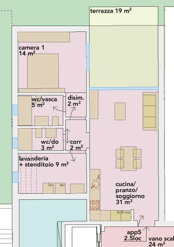 Neue Wohnung mit schöner Terrasse – Foto 7 von 13