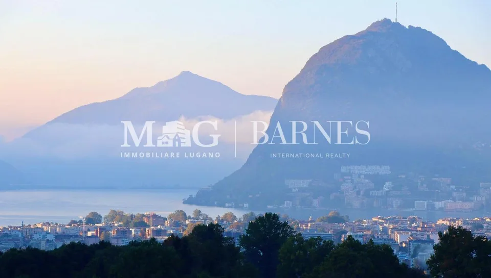 Lugano, Canobbio: Attico moderno vista lago con grande terrazza