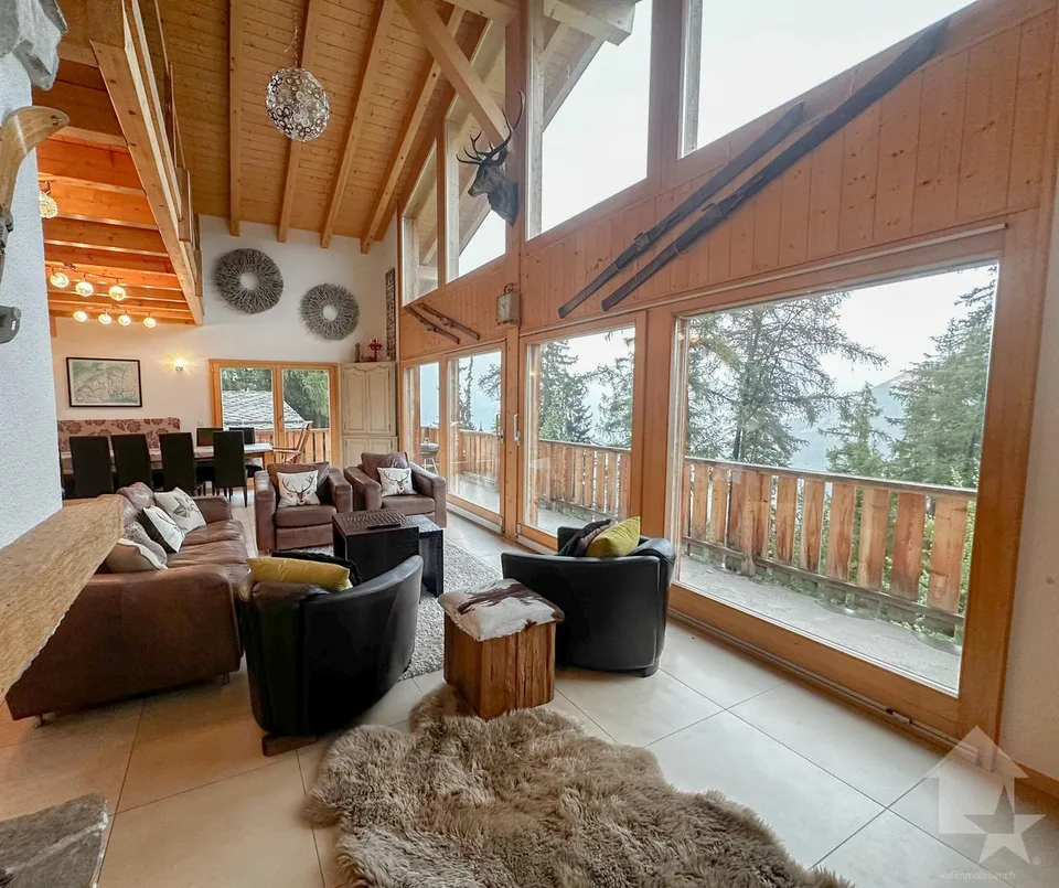 Magnifique chalet de standing au coeur de la Tzoumaz