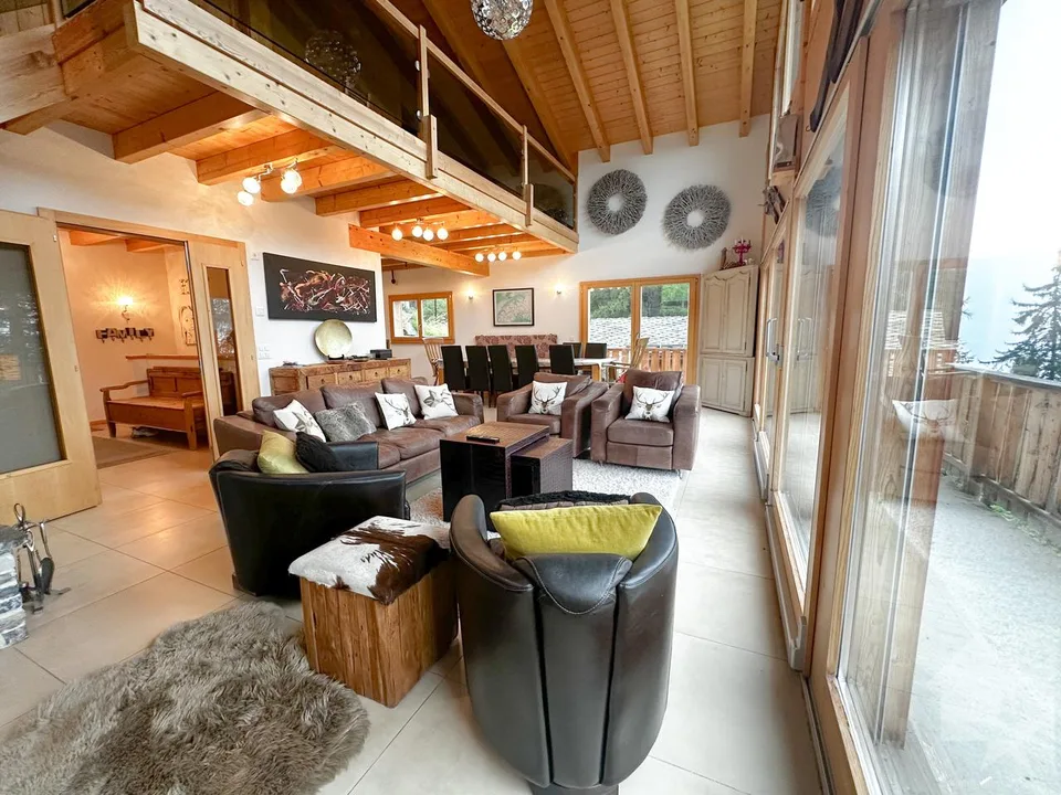 Magnifique chalet de standing au coeur de la Tzoumaz