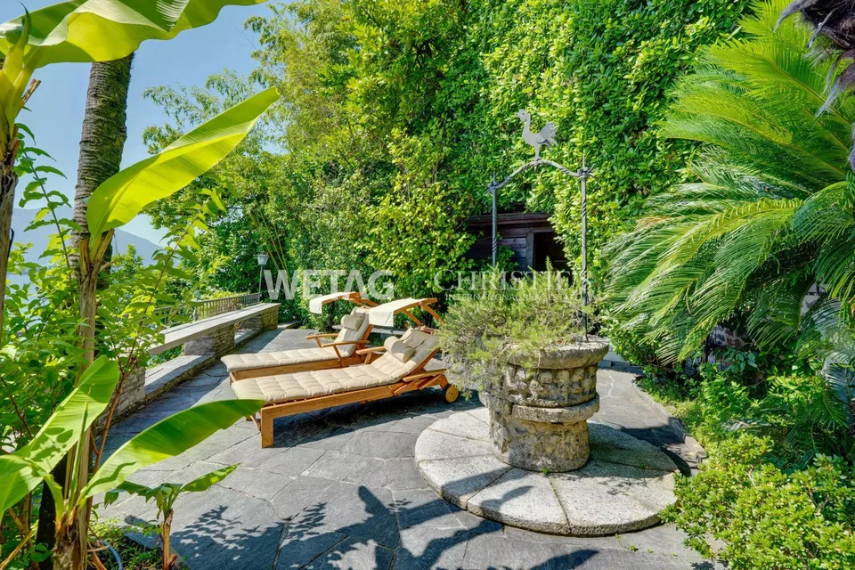 Porto Ronco: Exklusive Villa im mediterranen Stil direkt am See mit...